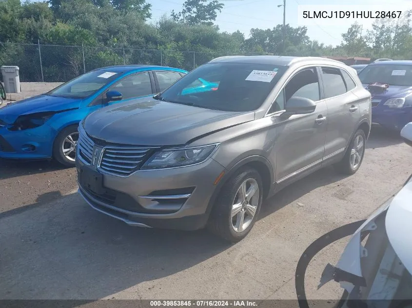 2017 Lincoln Mkc Premier VIN: 5LMCJ1D91HUL28467 Lot: 39853845