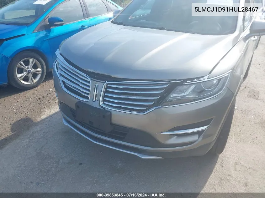 5LMCJ1D91HUL28467 2017 Lincoln Mkc Premier