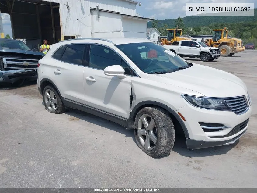 5LMCJ1D98HUL61692 2017 Lincoln Mkc Premiere