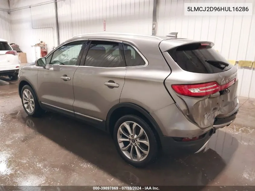 5LMCJ2D96HUL16286 2017 Lincoln Mkc Select