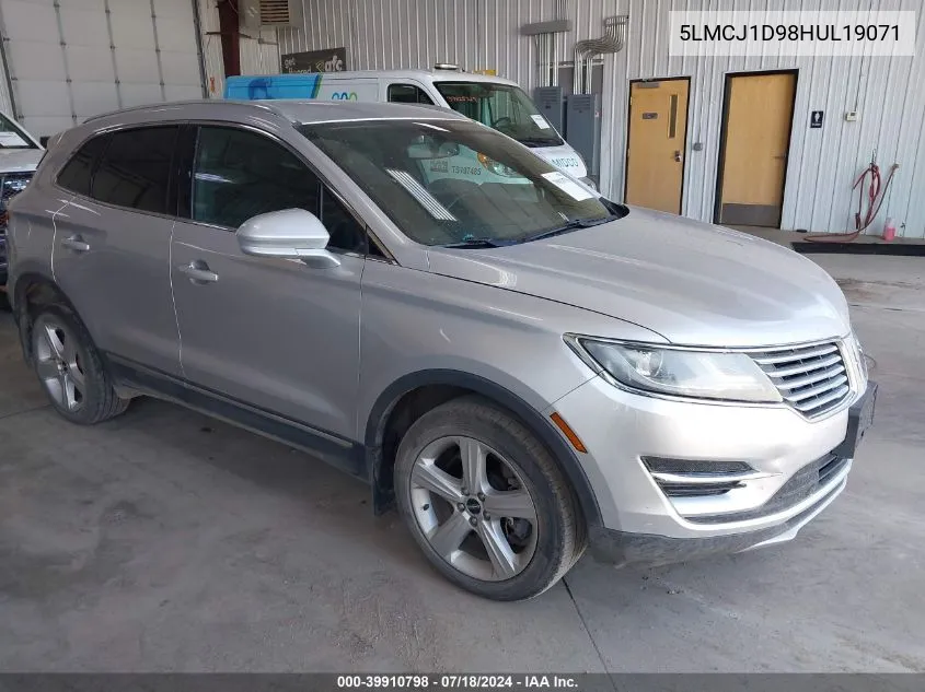 2017 Lincoln Mkc Premiere VIN: 5LMCJ1D98HUL19071 Lot: 39910798