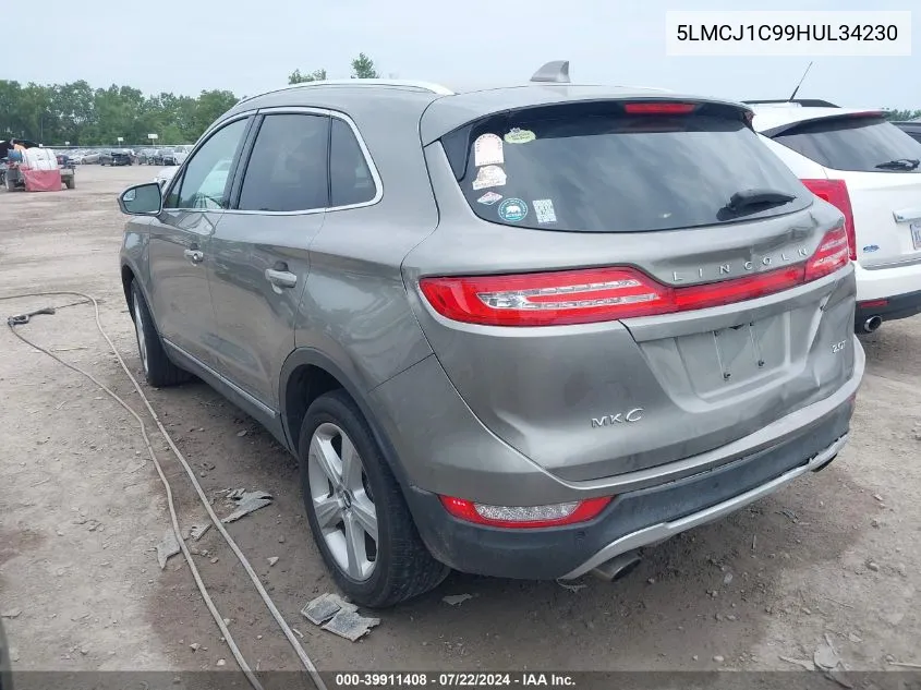 5LMCJ1C99HUL34230 2017 Lincoln Mkc Premiere