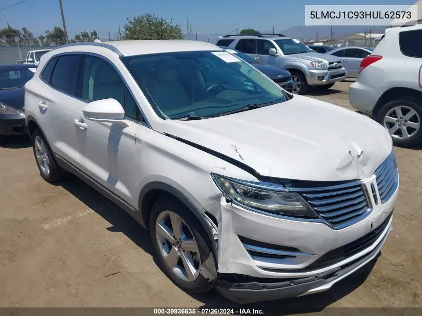 5LMCJ1C93HUL62573 2017 Lincoln Mkc Premiere