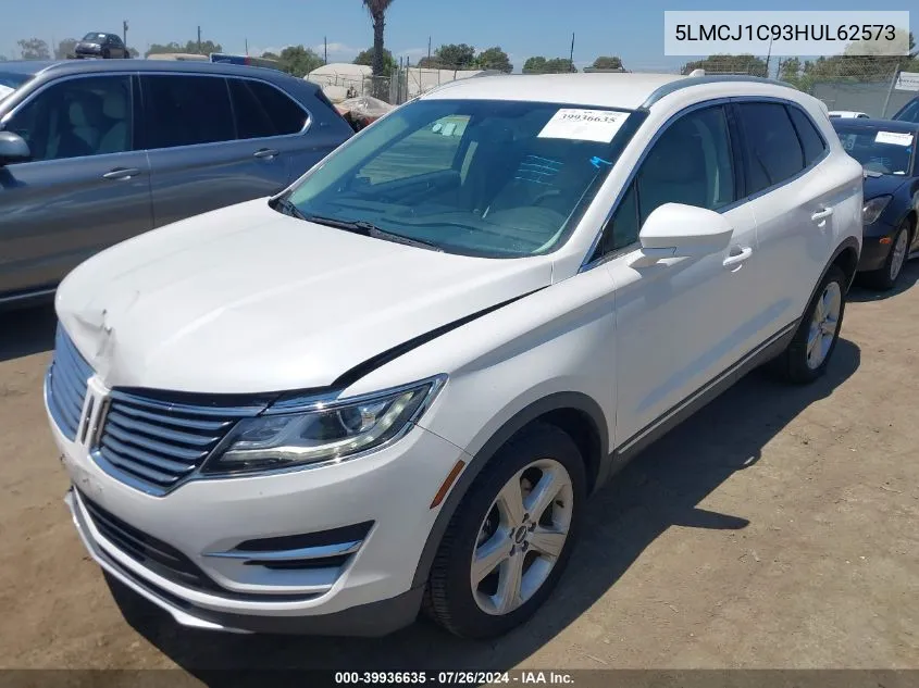 5LMCJ1C93HUL62573 2017 Lincoln Mkc Premiere