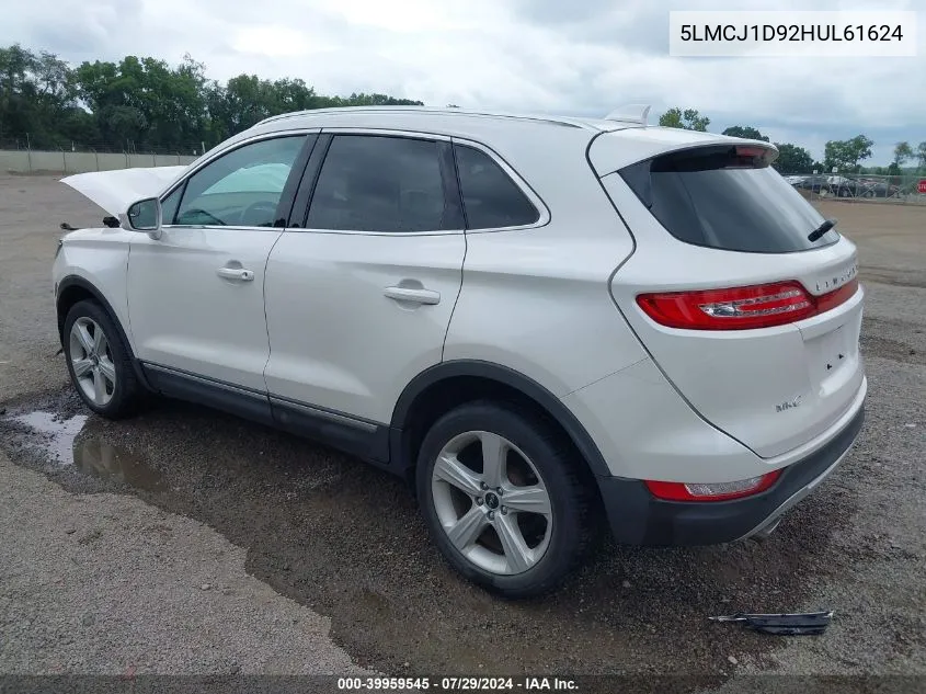 5LMCJ1D92HUL61624 2017 Lincoln Mkc Premiere