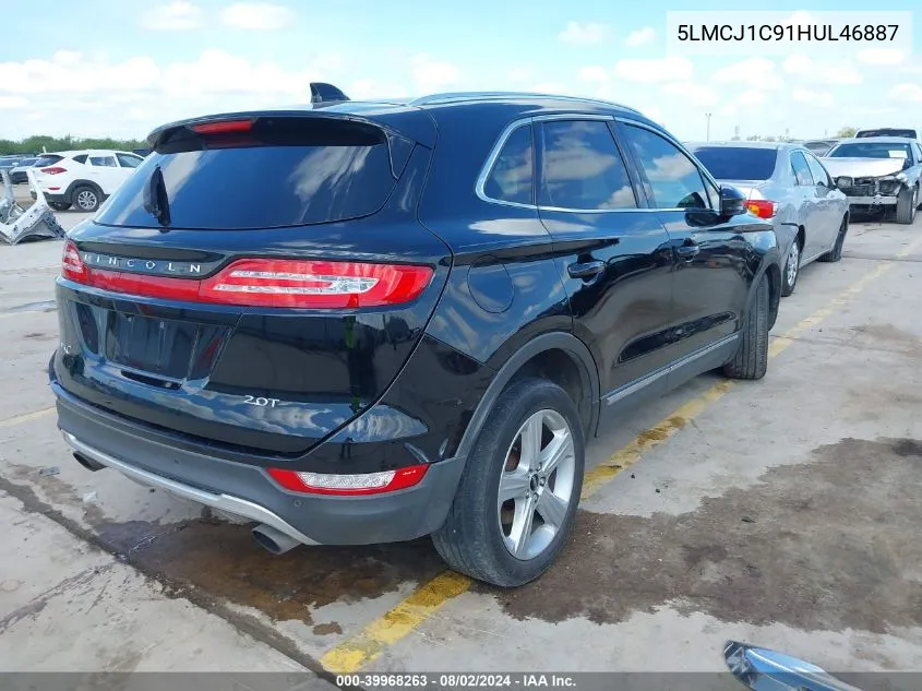 5LMCJ1C91HUL46887 2017 Lincoln Mkc Premiere