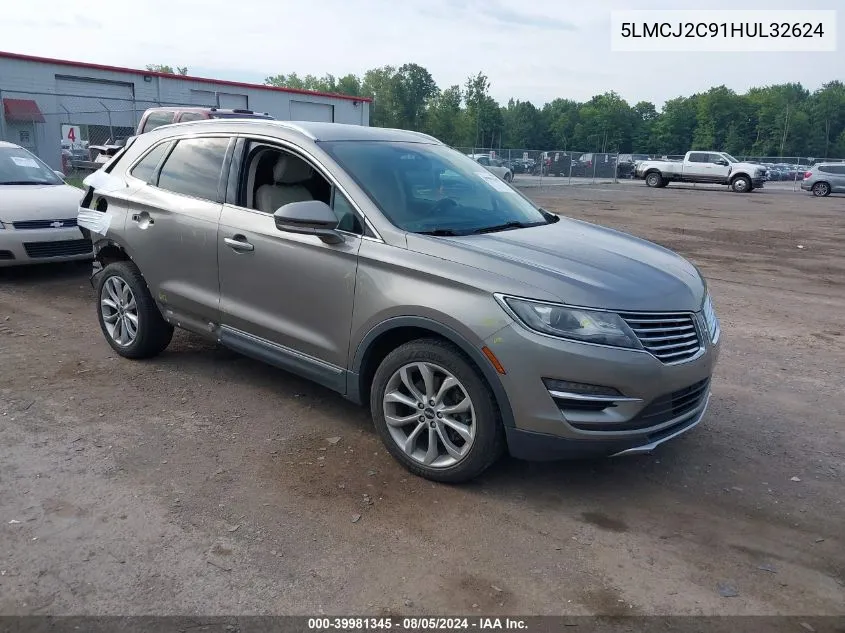 5LMCJ2C91HUL32624 2017 Lincoln Mkc Select