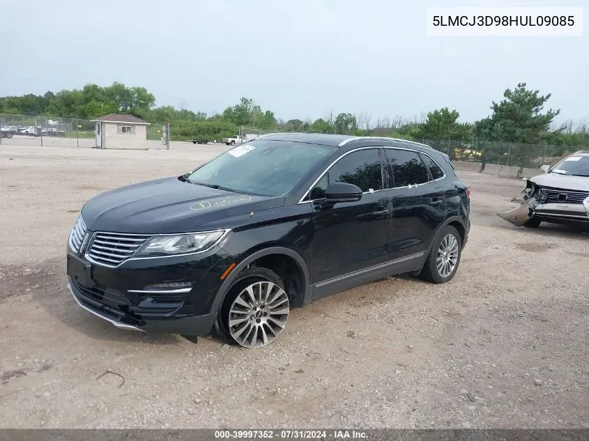 2017 Lincoln Mkc Reserve VIN: 5LMCJ3D98HUL09085 Lot: 39997352