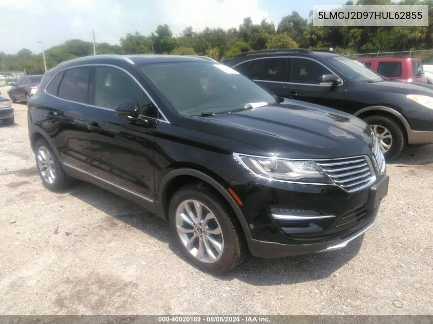 2017 Lincoln Mkc Select VIN: 5LMCJ2D97HUL62855 Lot: 40020169