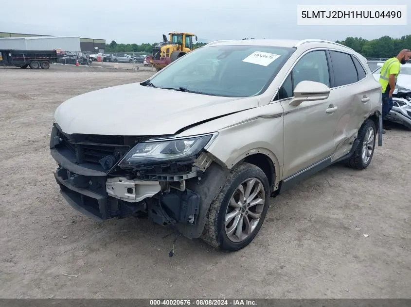 5LMTJ2DH1HUL04490 2017 Lincoln Mkc Select