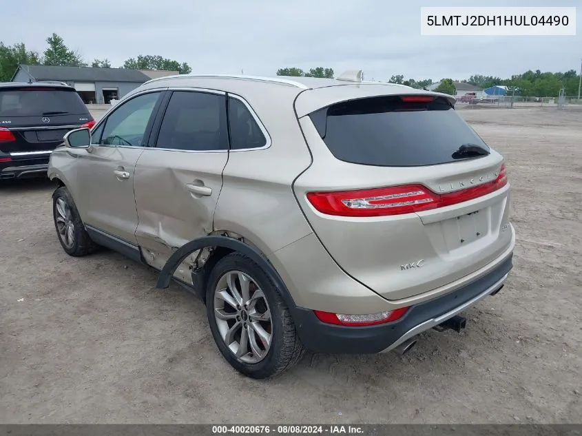 5LMTJ2DH1HUL04490 2017 Lincoln Mkc Select