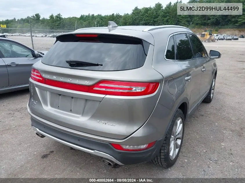 5LMCJ2D99HUL44499 2017 Lincoln Mkc Select