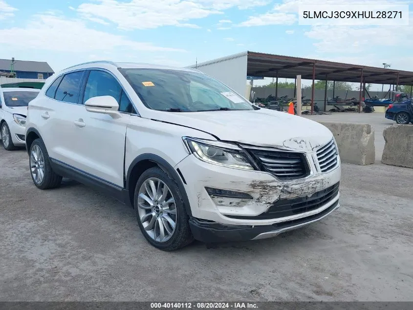 5LMCJ3C9XHUL28271 2017 Lincoln Mkc Reserve