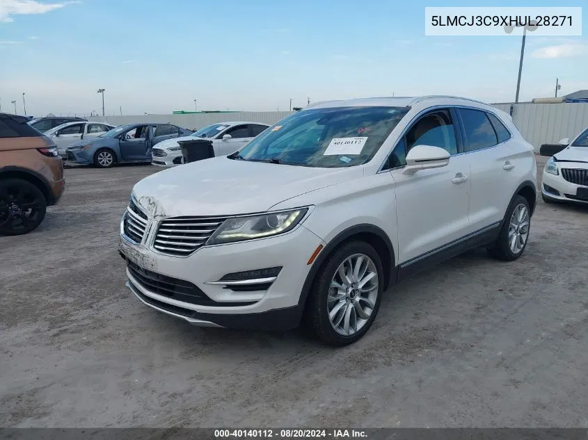 5LMCJ3C9XHUL28271 2017 Lincoln Mkc Reserve