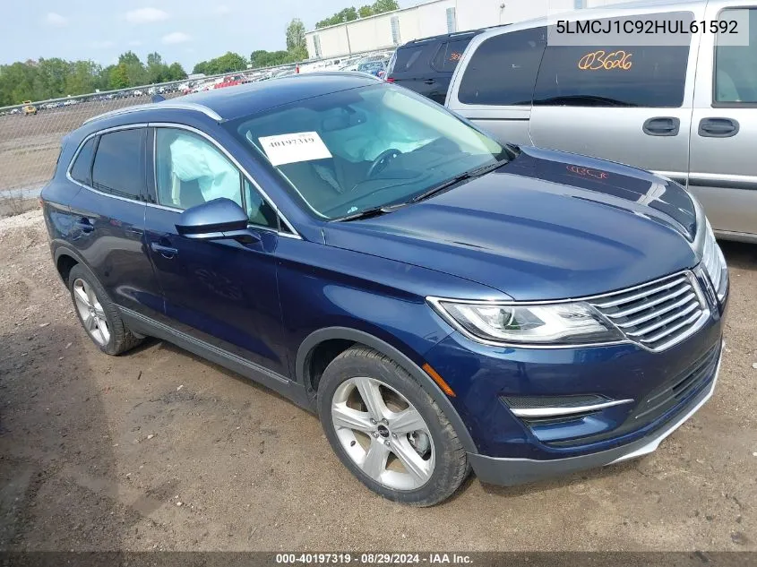 5LMCJ1C92HUL61592 2017 Lincoln Mkc Premiere