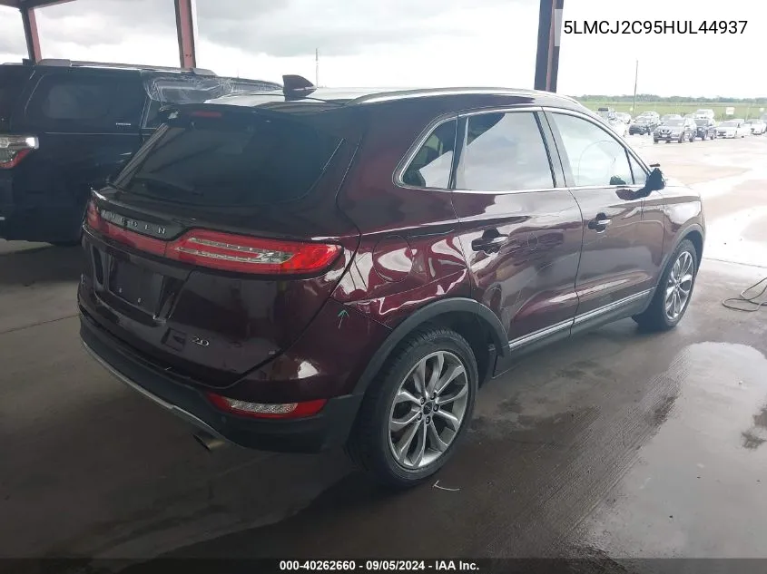 5LMCJ2C95HUL44937 2017 Lincoln Mkc Select