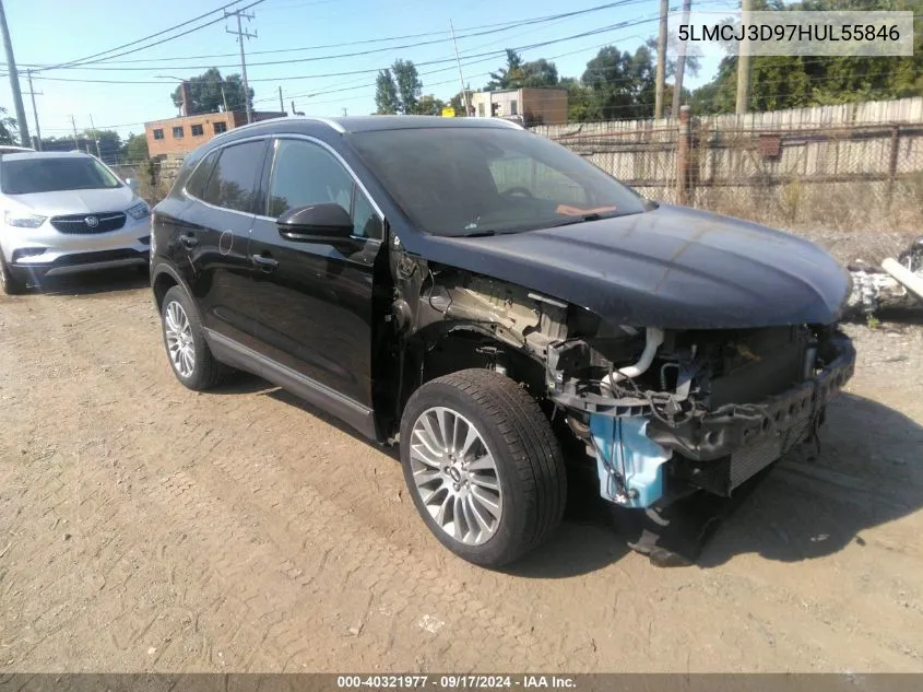 5LMCJ3D97HUL55846 2017 Lincoln Mkc Reserve