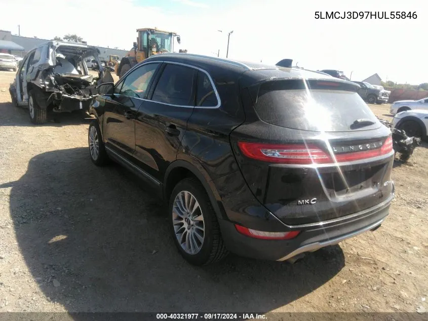 5LMCJ3D97HUL55846 2017 Lincoln Mkc Reserve