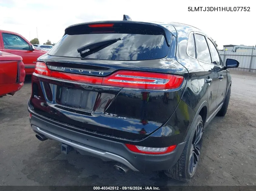 5LMTJ3DH1HUL07752 2017 Lincoln Mkc Reserve