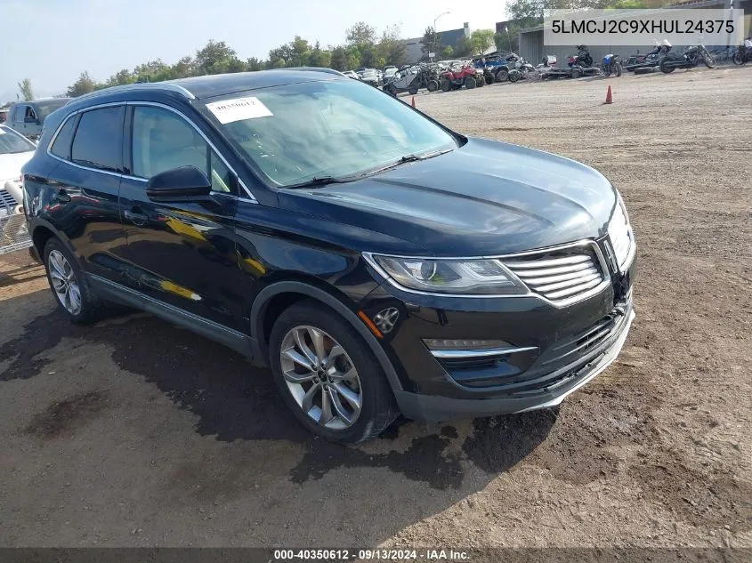 2017 Lincoln Mkc Select VIN: 5LMCJ2C9XHUL24375 Lot: 40350612