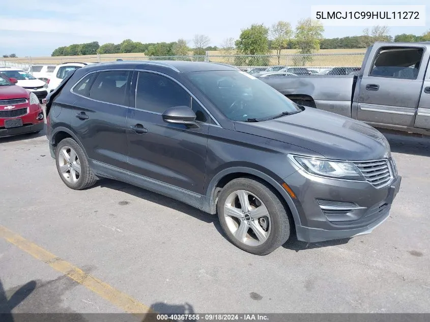 2017 Lincoln Mkc Premier VIN: 5LMCJ1C99HUL11272 Lot: 40367555