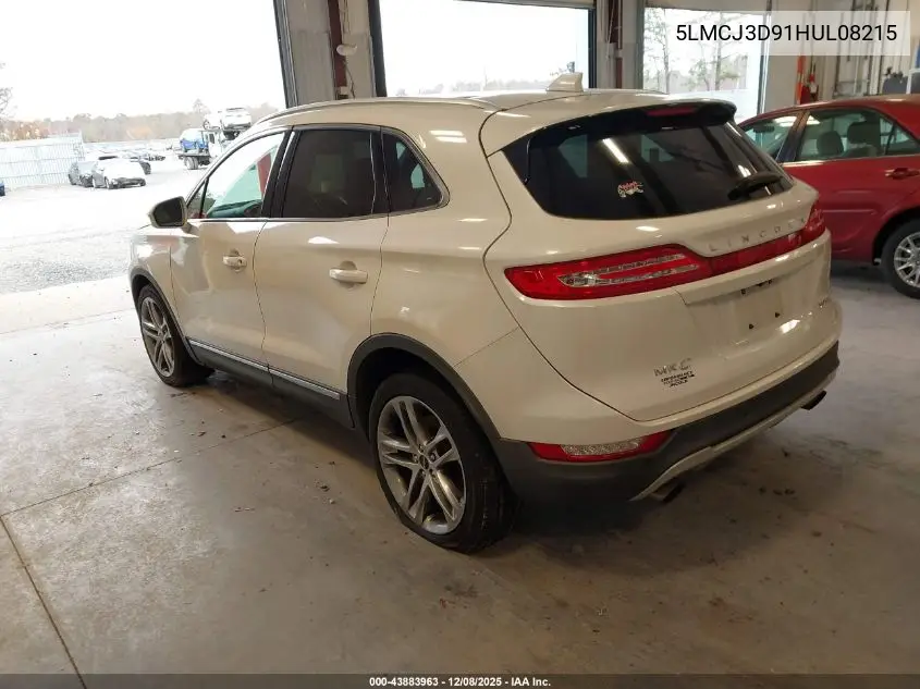 5LMCJ3D91HUL08215 2017 Lincoln Mkc Reserve