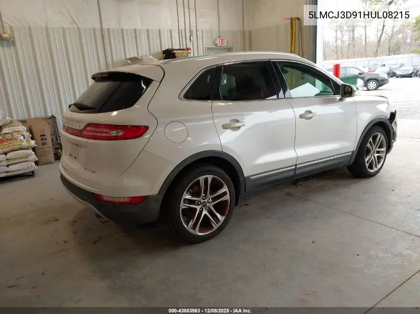 5LMCJ3D91HUL08215 2017 Lincoln Mkc Reserve