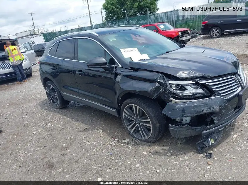 5LMTJ3DH7HUL51593 2017 Lincoln Mkc Reserve