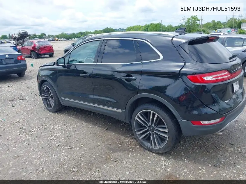5LMTJ3DH7HUL51593 2017 Lincoln Mkc Reserve
