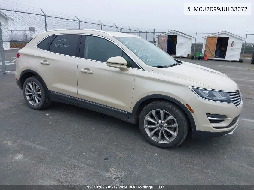 5LMCJ2D99JUL33072 2018 Lincoln Mkc Select