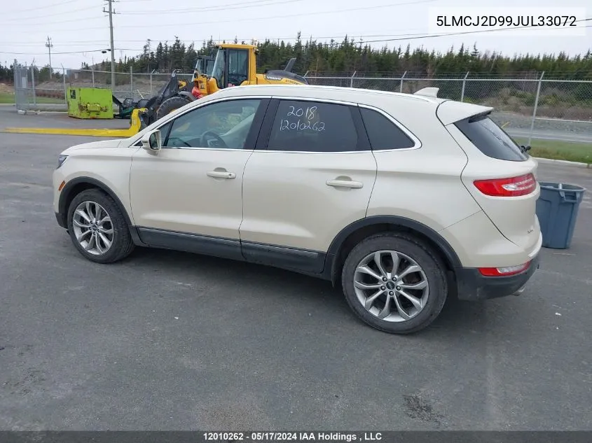 5LMCJ2D99JUL33072 2018 Lincoln Mkc Select