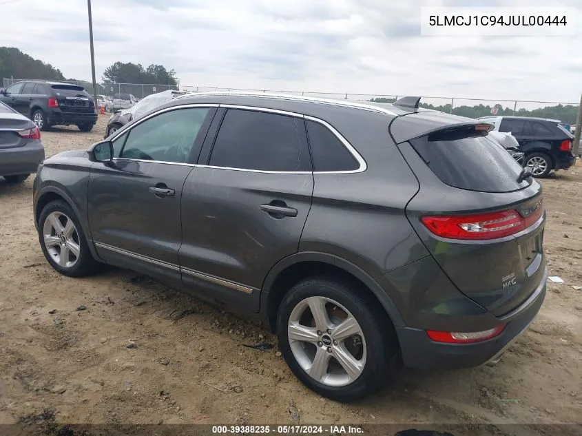 5LMCJ1C94JUL00444 2018 Lincoln Mkc Premiere