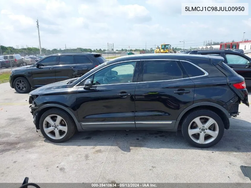 2018 Lincoln Mkc Premiere VIN: 5LMCJ1C98JUL00950 Lot: 39410634