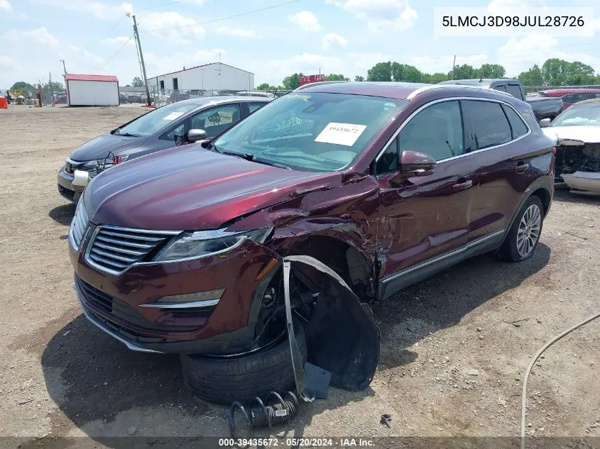 5LMCJ3D98JUL28726 2018 Lincoln Mkc Reserve