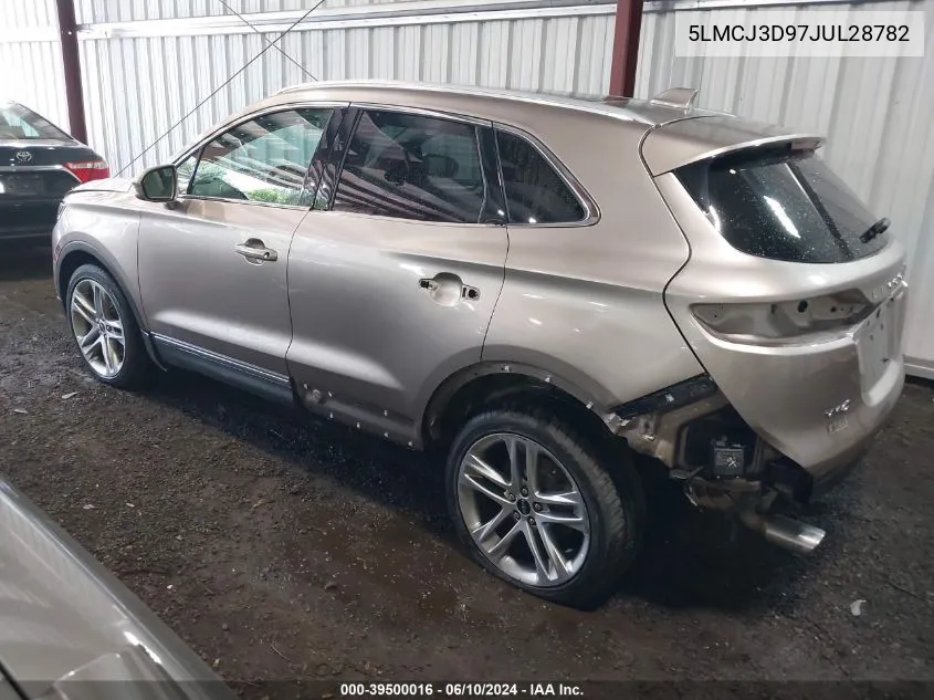 5LMCJ3D97JUL28782 2018 Lincoln Mkc Reserve