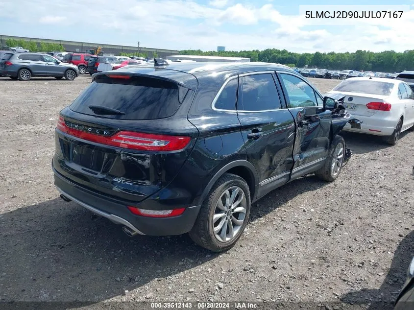 5LMCJ2D90JUL07167 2018 Lincoln Mkc Select