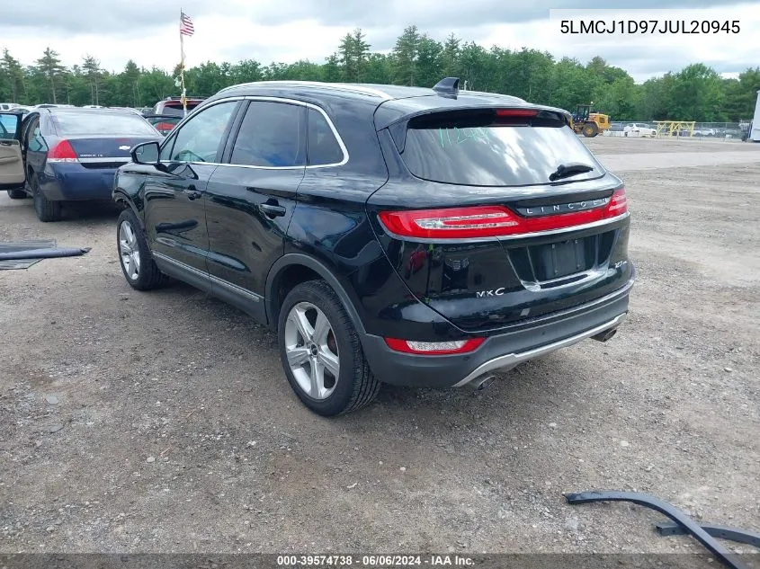 2018 Lincoln Mkc Premiere VIN: 5LMCJ1D97JUL20945 Lot: 39574738