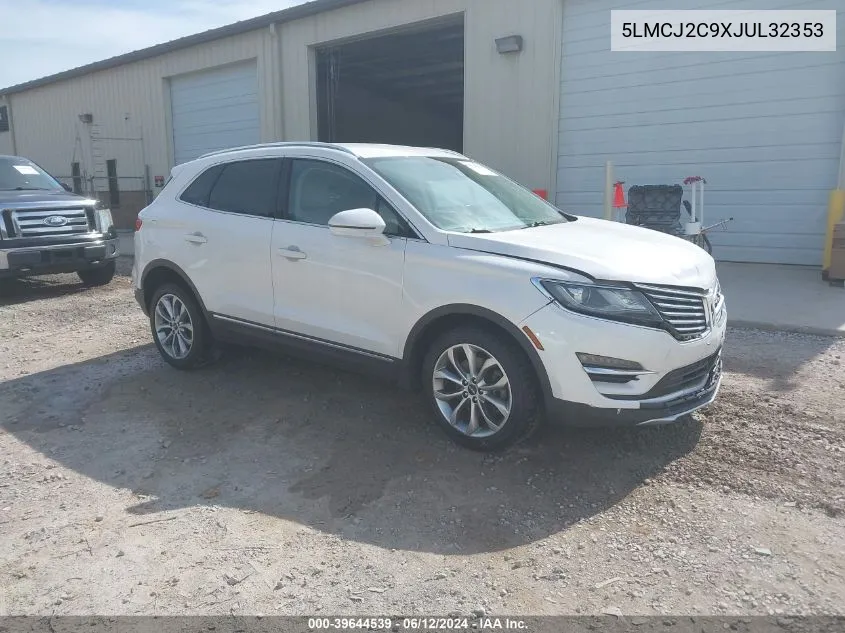 5LMCJ2C9XJUL32353 2018 Lincoln Mkc Select