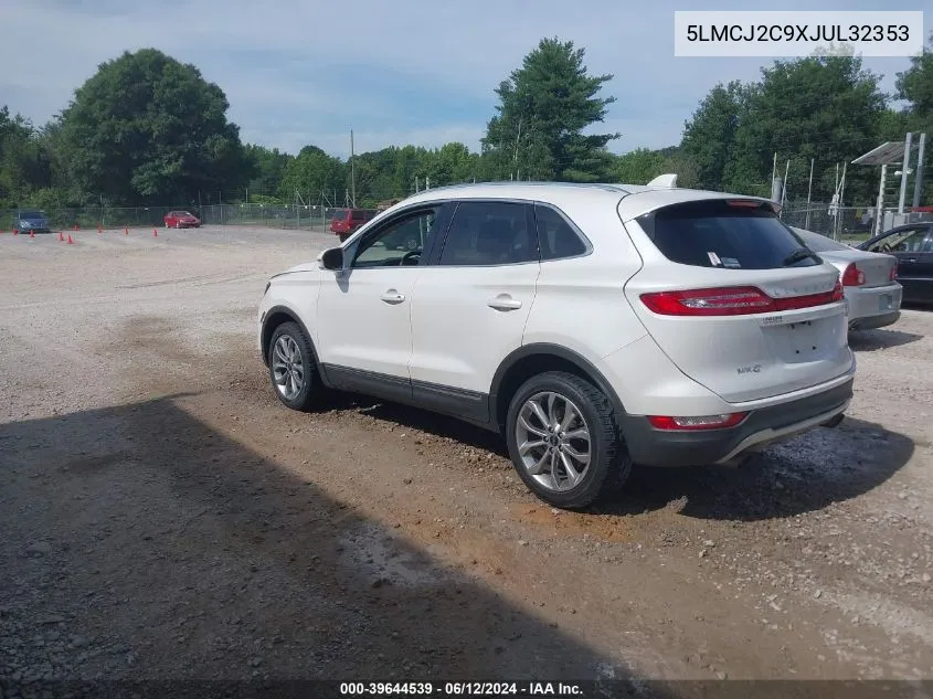 5LMCJ2C9XJUL32353 2018 Lincoln Mkc Select