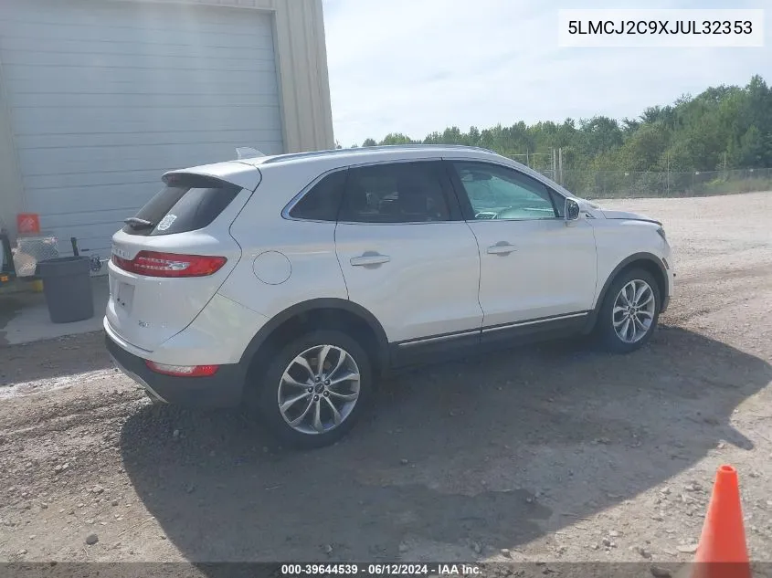 5LMCJ2C9XJUL32353 2018 Lincoln Mkc Select