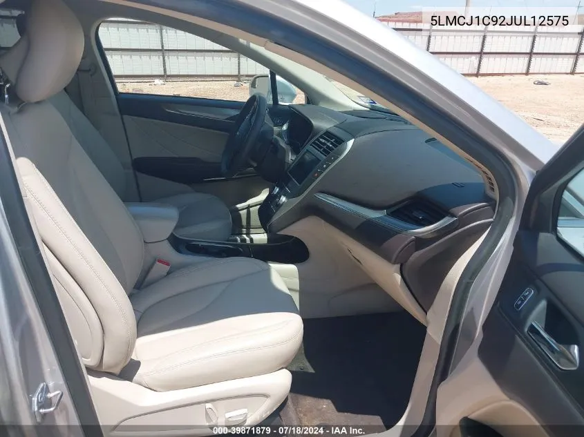 5LMCJ1C92JUL12575 2018 Lincoln Mkc Premiere