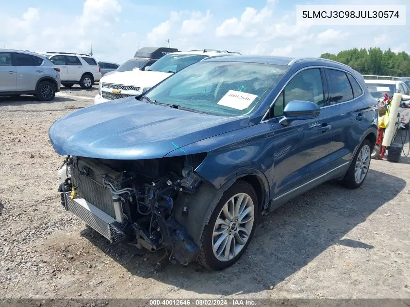 5LMCJ3C98JUL30574 2018 Lincoln Mkc Reserve