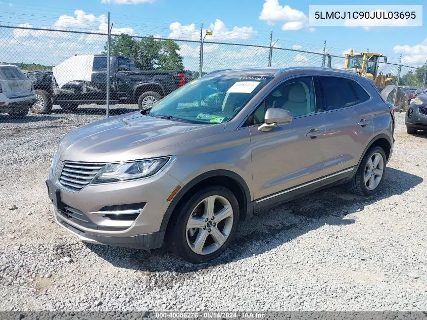 5LMCJ1C90JUL03695 2018 Lincoln Mkc Premiere