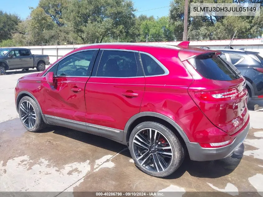 5LMTJ3DH3JUL05149 2018 Lincoln Mkc Reserve