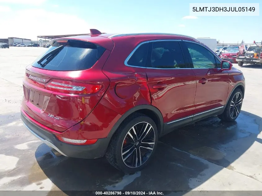 5LMTJ3DH3JUL05149 2018 Lincoln Mkc Reserve