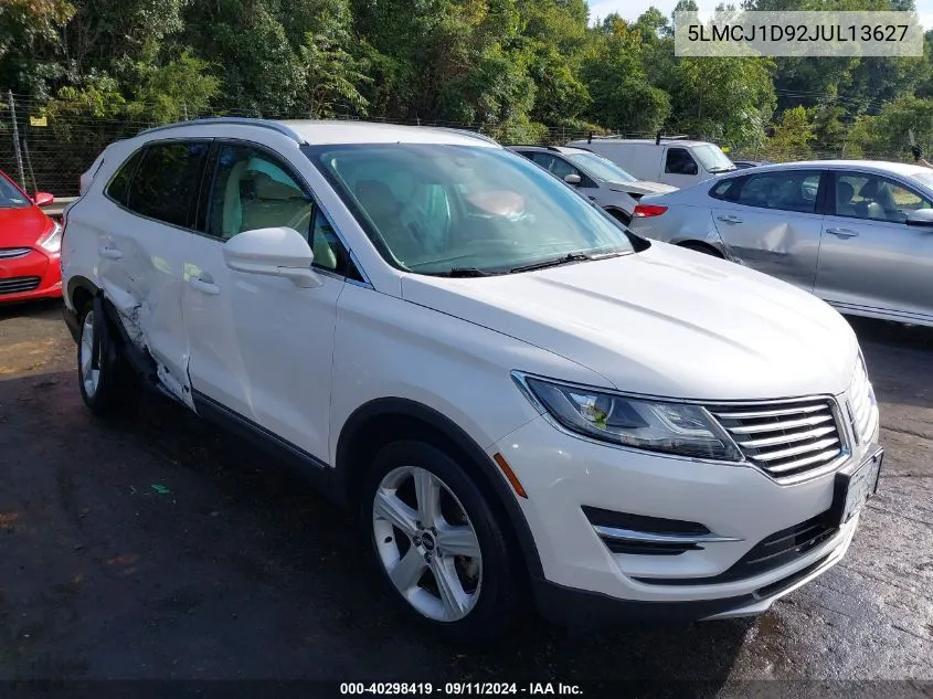 5LMCJ1D92JUL13627 2018 Lincoln Mkc Premiere