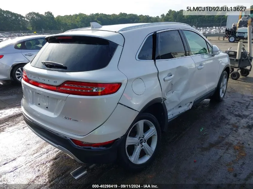 5LMCJ1D92JUL13627 2018 Lincoln Mkc Premiere