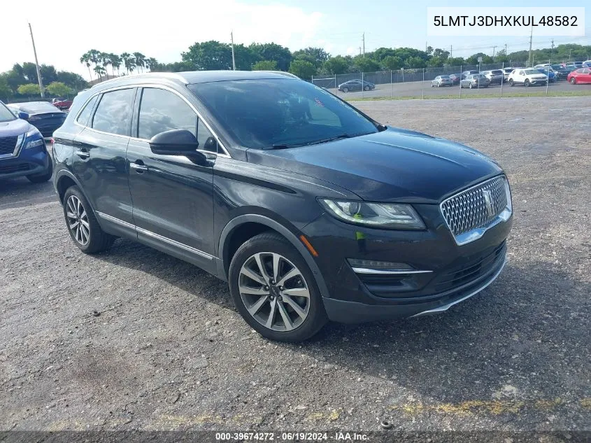 2019 Lincoln Mkc Reserve VIN: 5LMTJ3DHXKUL48582 Lot: 39674272