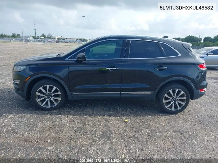 2019 Lincoln Mkc Reserve VIN: 5LMTJ3DHXKUL48582 Lot: 39674272