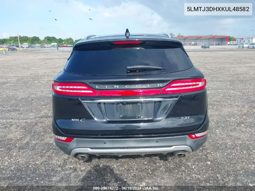 5LMTJ3DHXKUL48582 2019 Lincoln Mkc Reserve